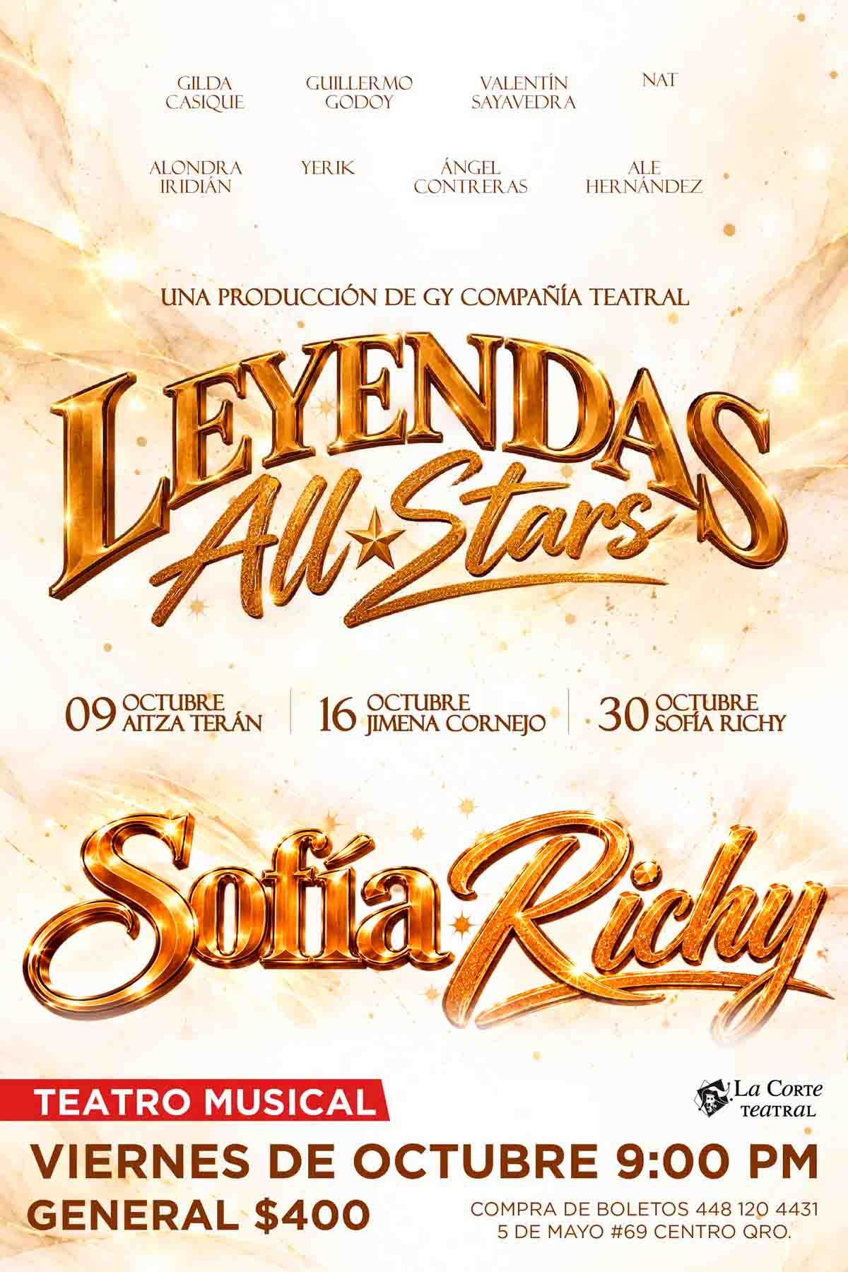 Cartel de la obra Leyendas All Star - Sofía Richy