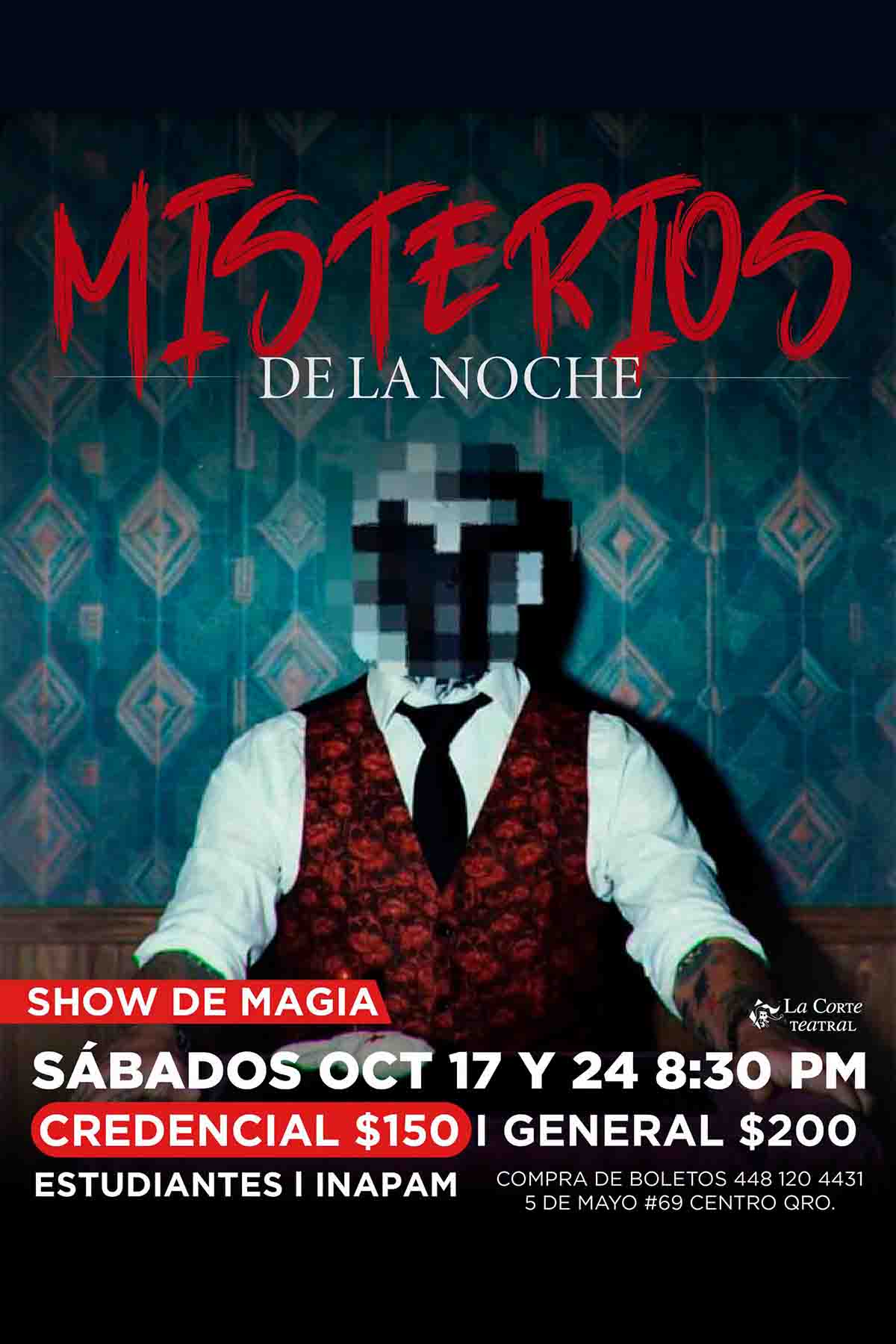 Cartel de la obra Misterios de la noche